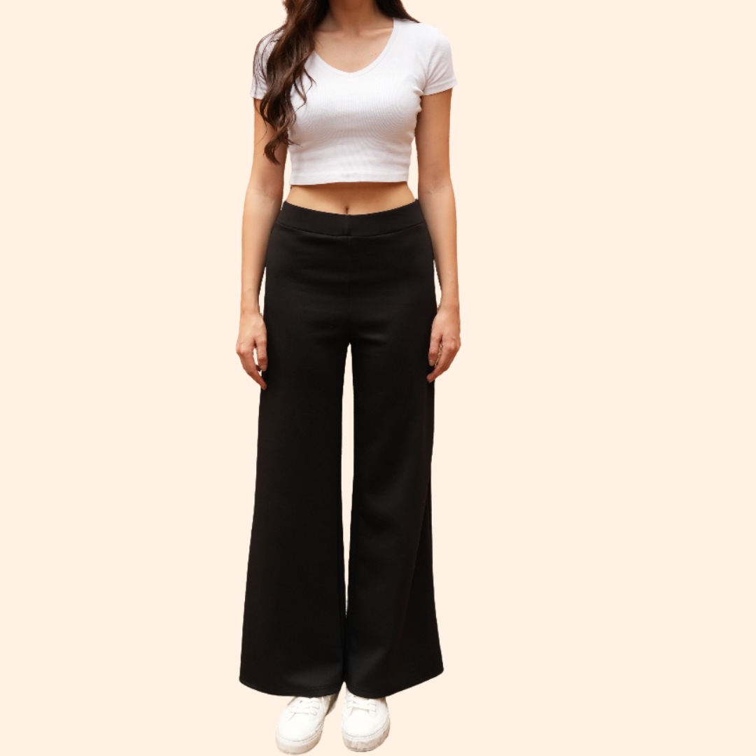 Wide-leg sweatpants