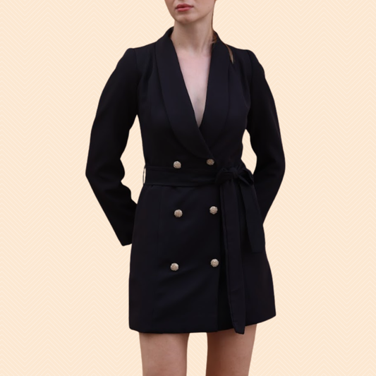 Double-breasted blazer dress