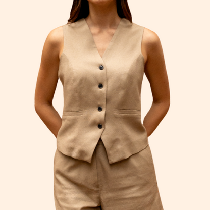 Linen waistcoat