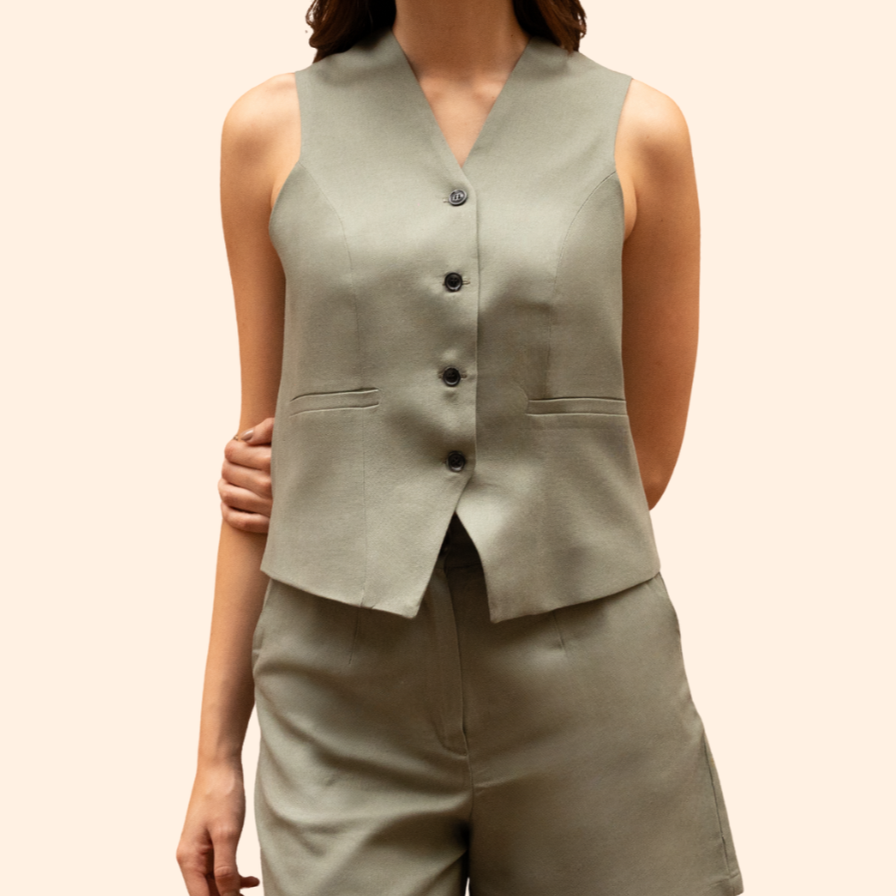 Linen waistcoat
