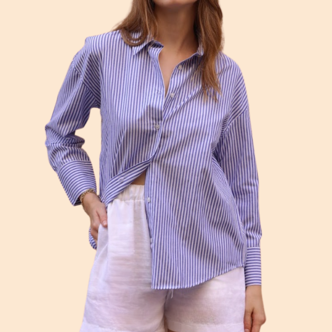 Striped long sleeve shirt