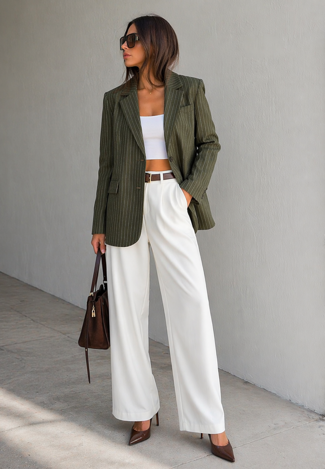 Striped blazer