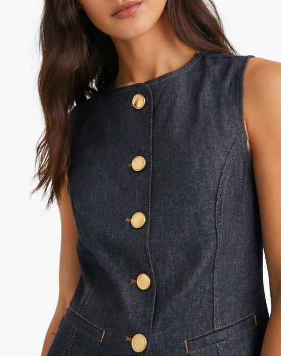 Denim vest